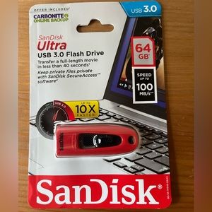 Sandisk USB 3 64GB Flash Drive